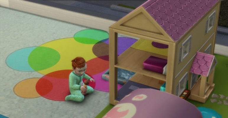Säugling Mila spielen mit Puppenhaus 2.jpg