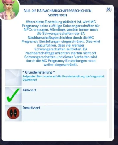 Nut die EA-Nachbarschaftsgeschichten verwenden ist aktiviert.webp