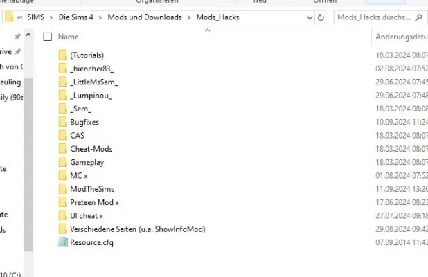 so sieht mein Kopien Ordner meiner Mods aus.webp
