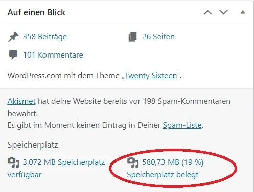 Speicherplatz Wordpress.webp